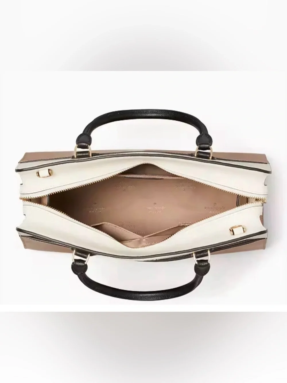 KATE SPADE ♠️New York 🤎Madison🤎 COLORBLOCK MEDIUM SATCHEL BAG 🌟LIKE NEW🌟
